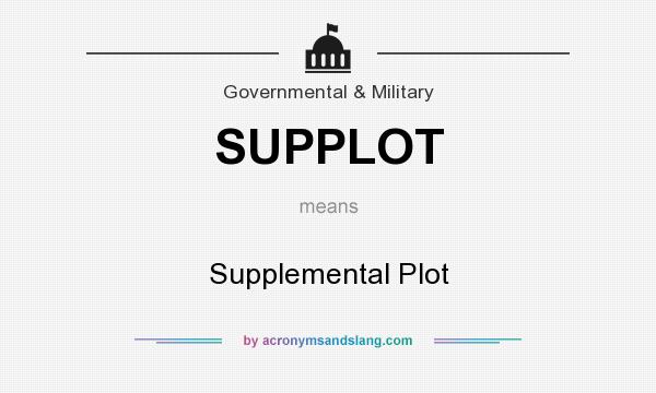 What does SUPPLOT mean? It stands for Supplemental Plot