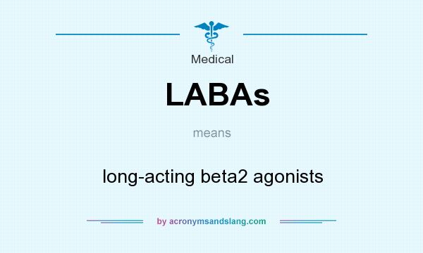 What does LABAs mean? It stands for long-acting beta2 agonists