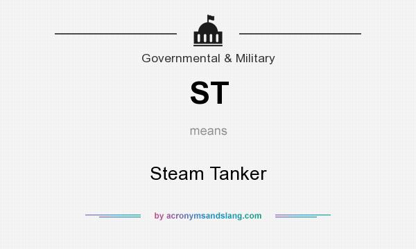 What does ST mean? It stands for Steam Tanker