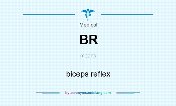 What does BR mean? It stands for biceps reflex