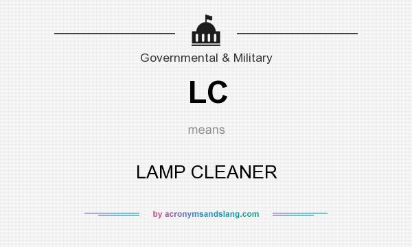 What does LC mean? It stands for LAMP CLEANER