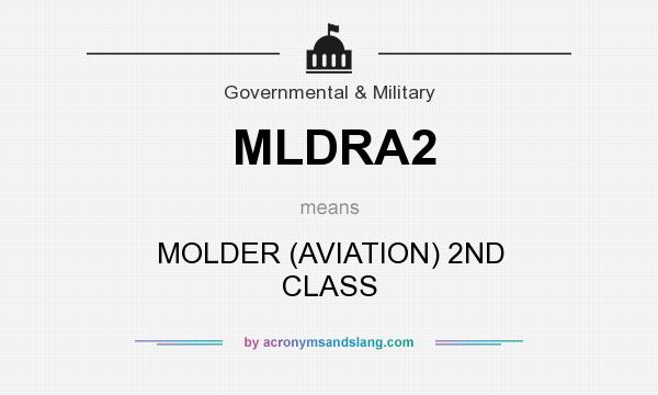 What does MLDRA2 mean? It stands for MOLDER (AVIATION) 2ND CLASS