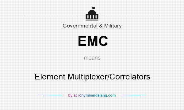 What does EMC mean? It stands for Element Multiplexer/Correlators