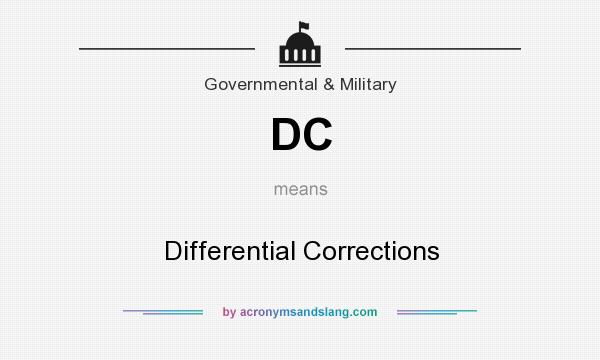 What does DC mean? It stands for Differential Corrections