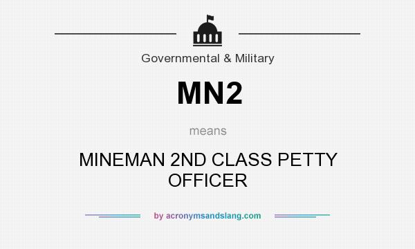 What does MN2 mean? It stands for MINEMAN 2ND CLASS PETTY OFFICER