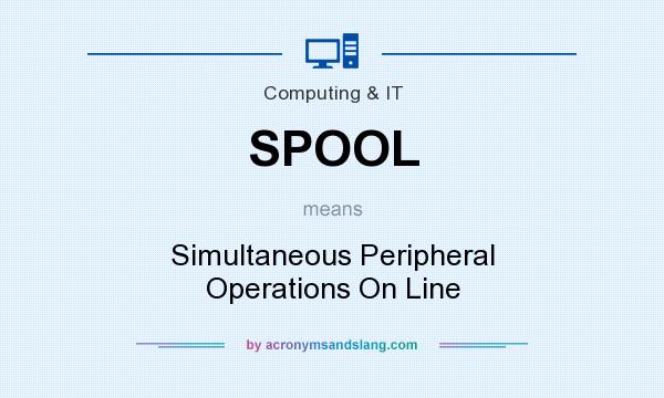What does SPOOL mean? It stands for Simultaneous Peripheral Operations On Line