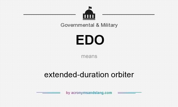 What does EDO mean? It stands for extended-duration orbiter
