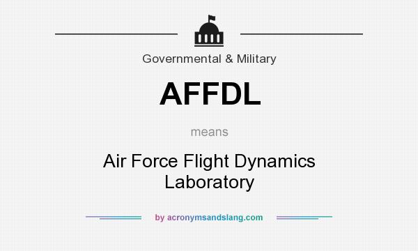 What does AFFDL mean? It stands for Air Force Flight Dynamics Laboratory