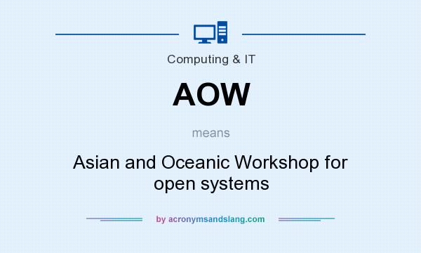 What does AOW mean? It stands for Asian and Oceanic Workshop for open systems