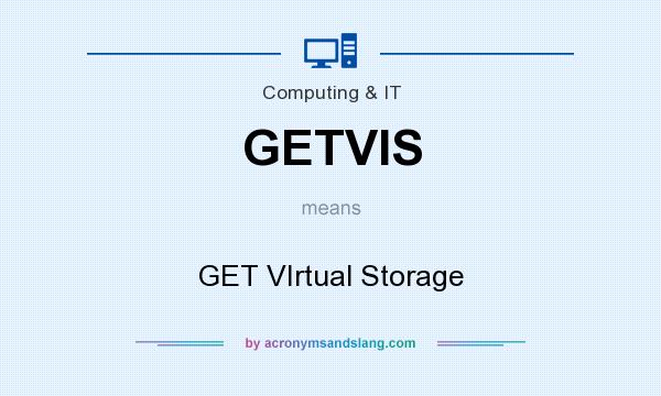 What does GETVIS mean? It stands for GET VIrtual Storage
