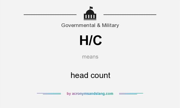 What does H/C mean? It stands for head count