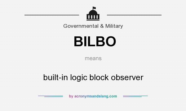 What does BILBO mean? It stands for built-in logic block observer