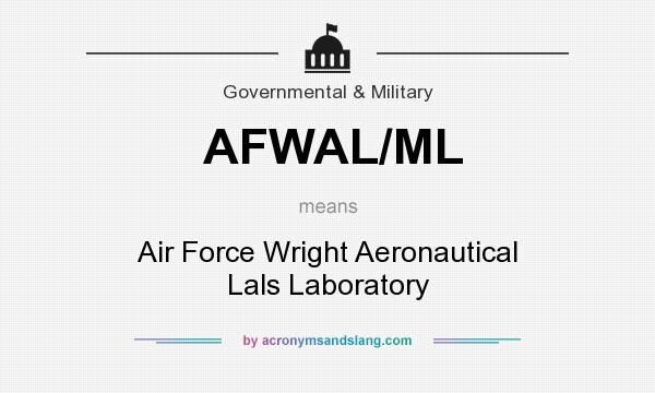 What does AFWAL/ML mean? It stands for Air Force Wright Aeronautical Lals Laboratory