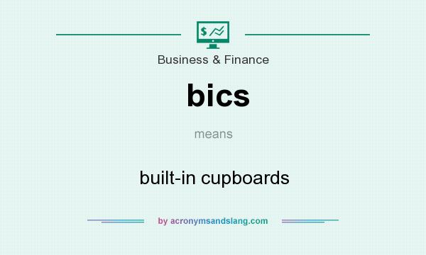 What does bics mean? It stands for built-in cupboards