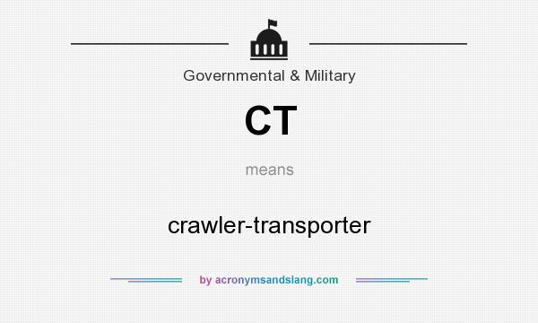 What does CT mean? It stands for crawler-transporter