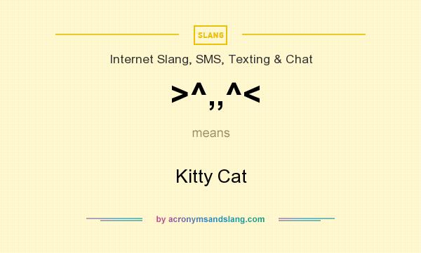 What does >^,,^< mean? It stands for Kitty Cat