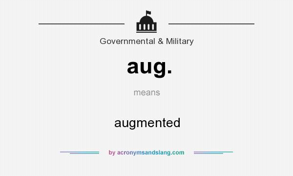 What does aug. mean? It stands for augmented