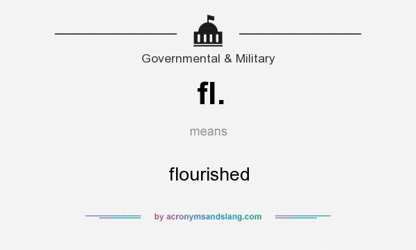 What does fl. mean? It stands for flourished