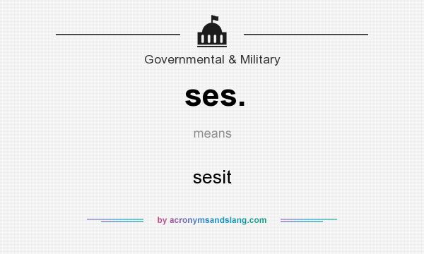 What does ses. mean? It stands for sesit