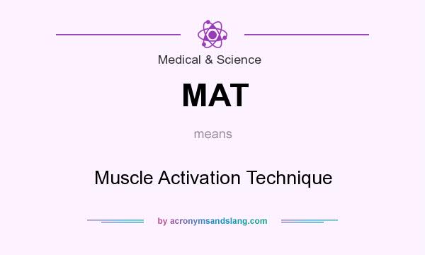 What does MAT mean? It stands for Muscle Activation Technique