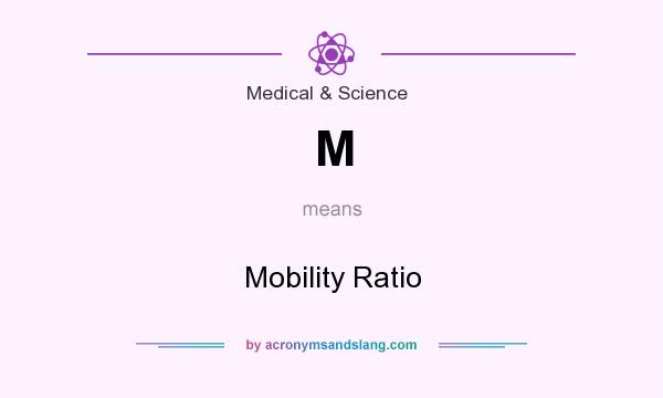 What does M mean? It stands for Mobility Ratio