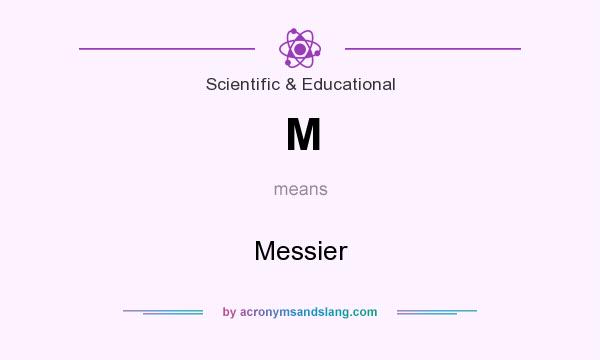 What does M mean? It stands for Messier