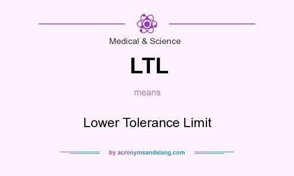 What does LTL mean? It stands for Lower Tolerance Limit