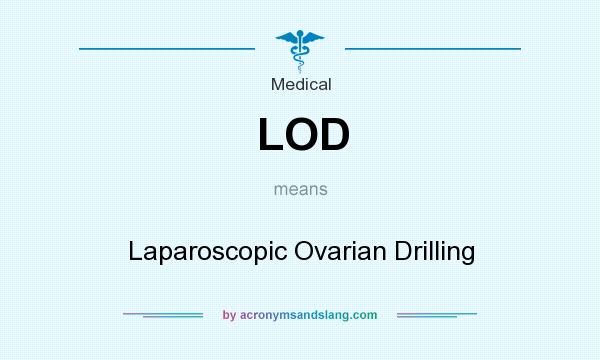 What does LOD mean? It stands for Laparoscopic Ovarian Drilling
