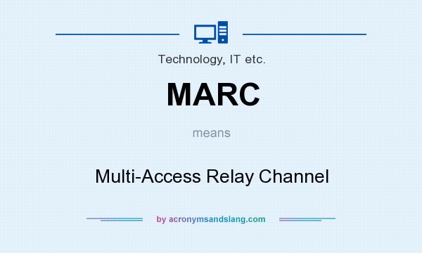 What does MARC mean? It stands for Multi-Access Relay Channel