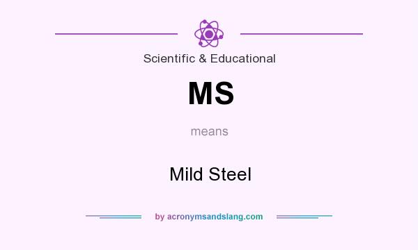 What does MS mean? It stands for Mild Steel