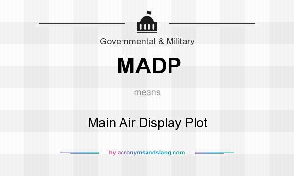 What does MADP mean? It stands for Main Air Display Plot