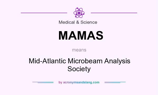 What does MAMAS mean? It stands for Mid-Atlantic Microbeam Analysis Society