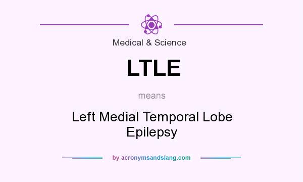 What does LTLE mean? It stands for Left Medial Temporal Lobe Epilepsy