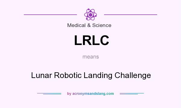 What does LRLC mean? It stands for Lunar Robotic Landing Challenge
