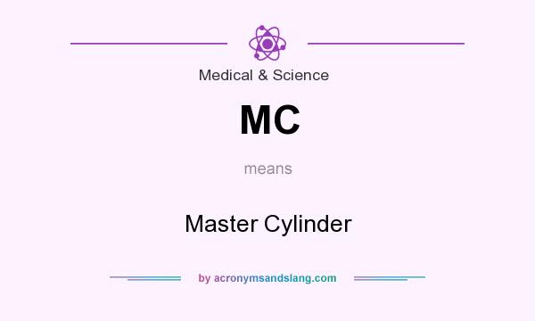 What does MC mean? It stands for Master Cylinder