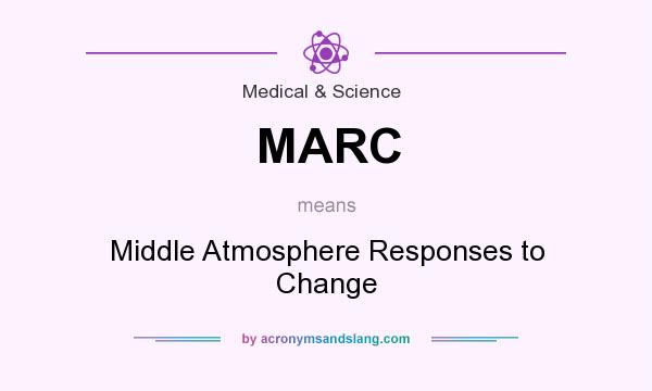 What does MARC mean? It stands for Middle Atmosphere Responses to Change