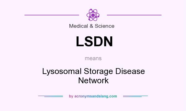 What does LSDN mean? It stands for Lysosomal Storage Disease Network