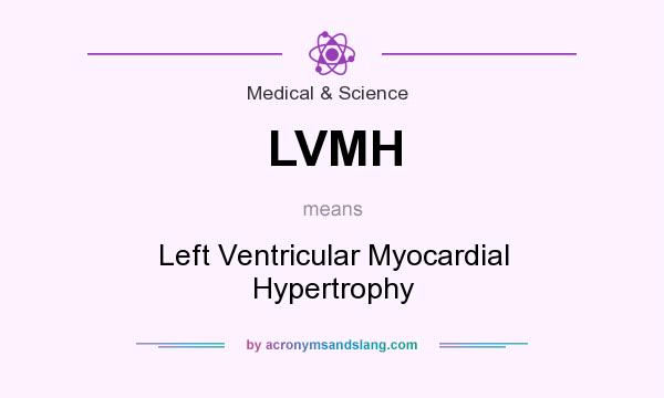 What does LVMH mean? It stands for Left Ventricular Myocardial Hypertrophy