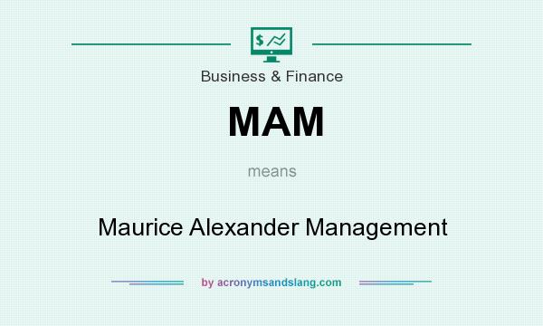 What does MAM mean? It stands for Maurice Alexander Management