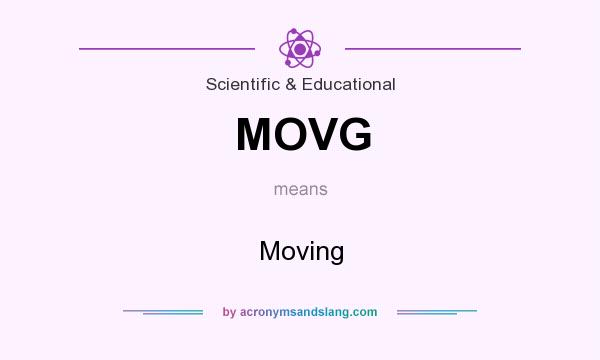 What does MOVG mean? It stands for Moving