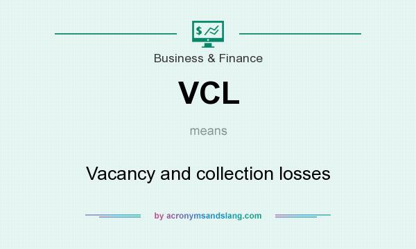 What does VCL mean? It stands for Vacancy and collection losses