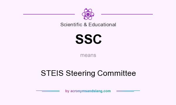 What does SSC mean? It stands for STEIS Steering Committee