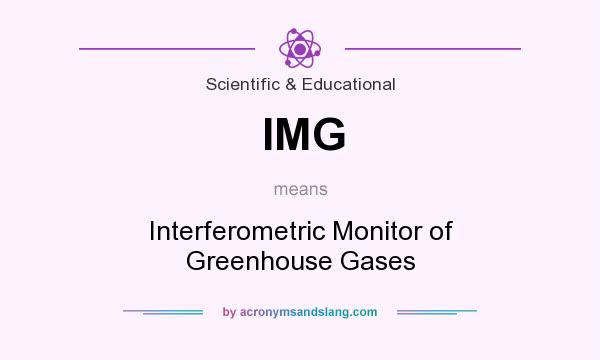 What does IMG mean? It stands for Interferometric Monitor of Greenhouse Gases
