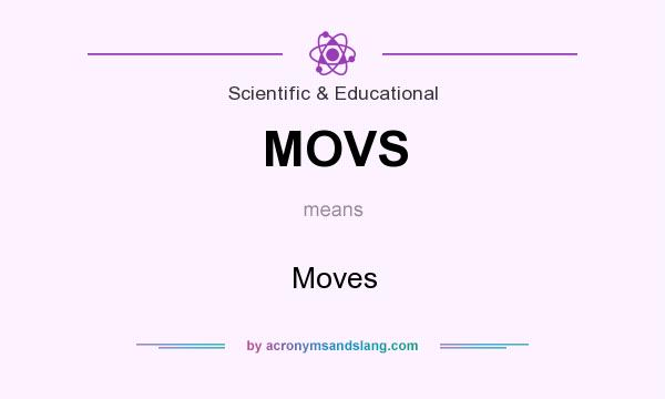 What does MOVS mean? It stands for Moves