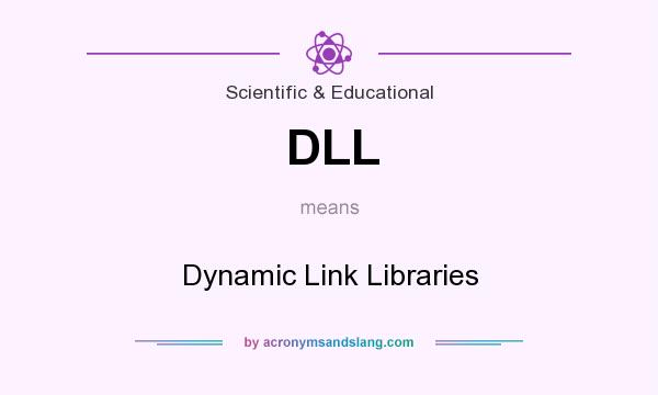 What does DLL mean? It stands for Dynamic Link Libraries