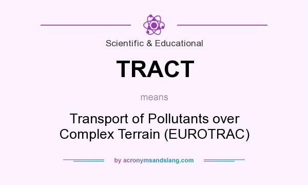 What does TRACT mean? It stands for Transport of Pollutants over Complex Terrain (EUROTRAC)