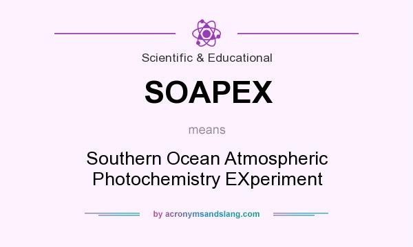 What does SOAPEX mean? It stands for Southern Ocean Atmospheric Photochemistry EXperiment