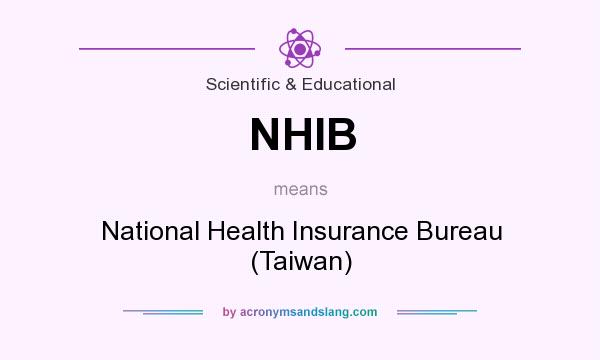 What does NHIB mean? It stands for National Health Insurance Bureau (Taiwan)