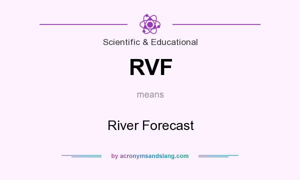What does RVF mean? It stands for River Forecast