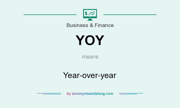 What does YOY mean? It stands for Year-over-year